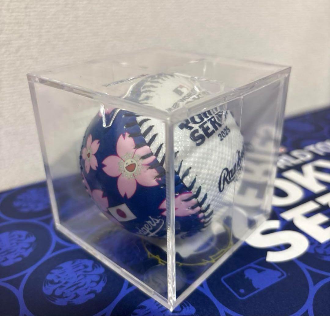 MLB TOKYO SERIES 開幕戦 ドジャースレプリカボール 村上隆