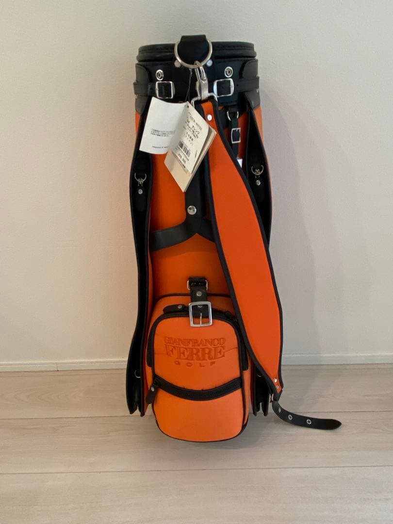 【激レア】ミズノ　ジャンフランコフェレ　コラボ　キャディバッグ　オレンジ