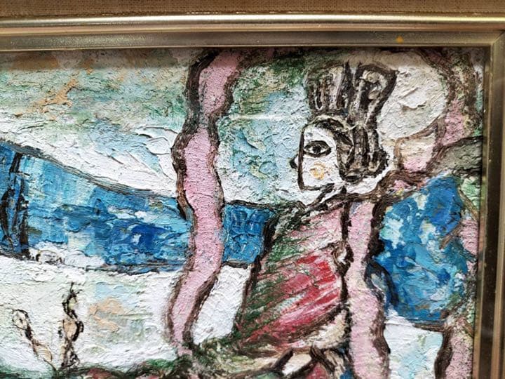 油絵 高橋 照子作 ❤️