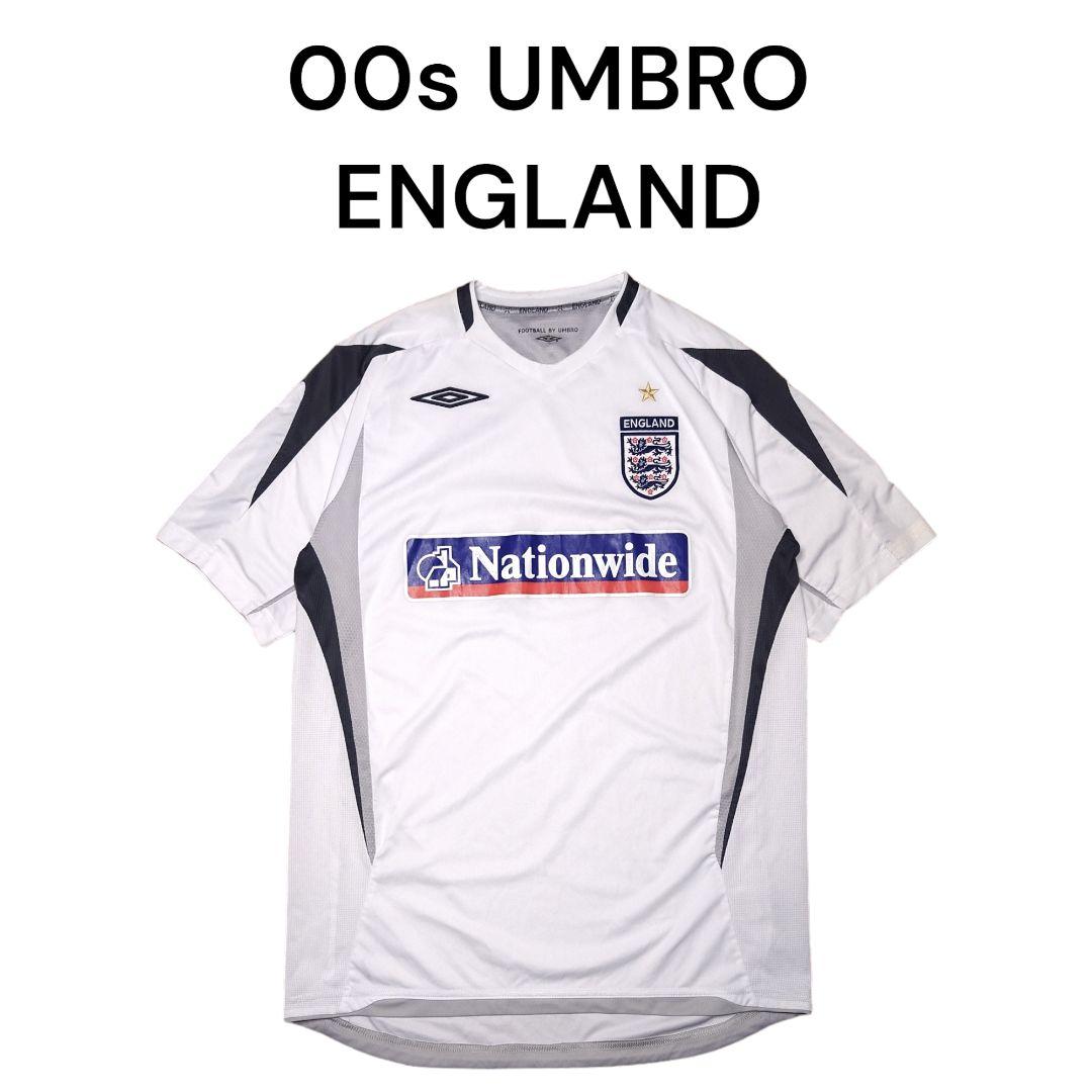 00s UMBRO　イングランド代表　トレーニングトップ　ゲームシャツ　アンブロ