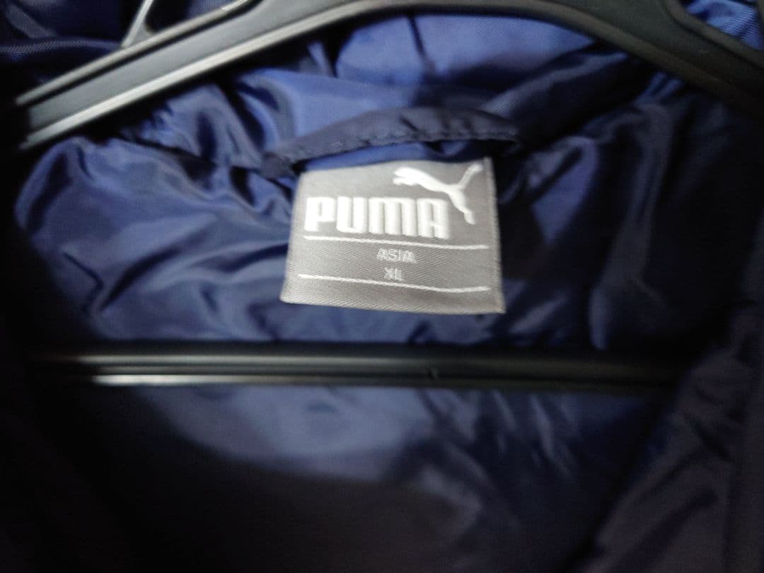 ＰＵＭＡ ダウン　ベンチコート　o サイズ　プーマ　ロング　xL ネイビー