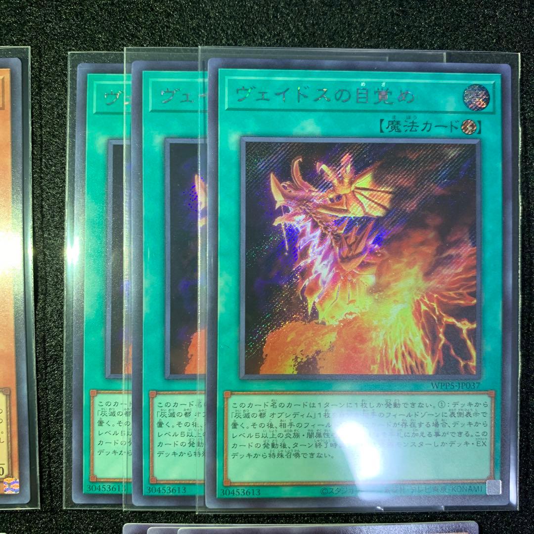 遊戯王　灰滅　シークレット　デッキパーツ　フルコン　高レア　ヴェイドス　滅亡龍