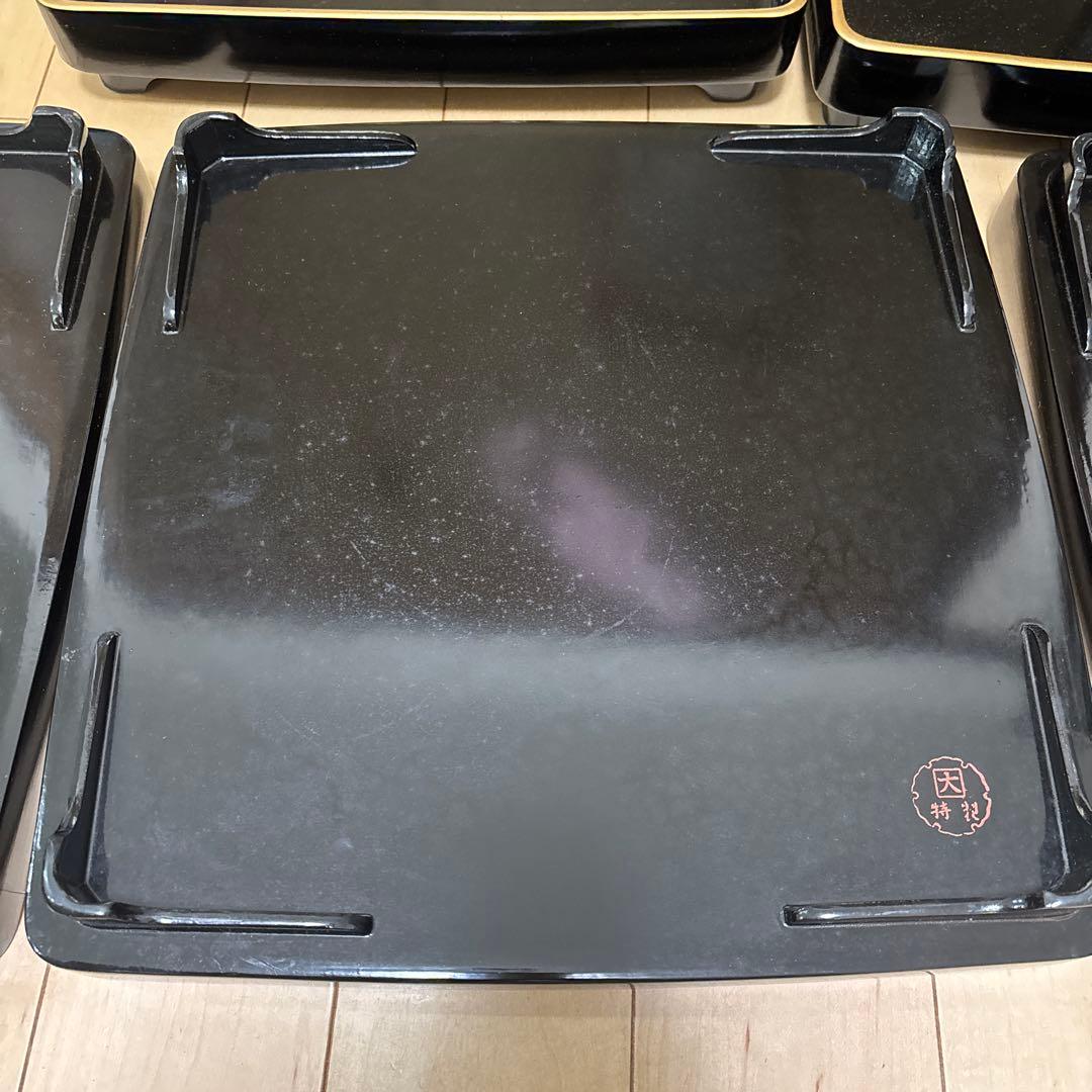 懐石盆　御会席膳5枚セット