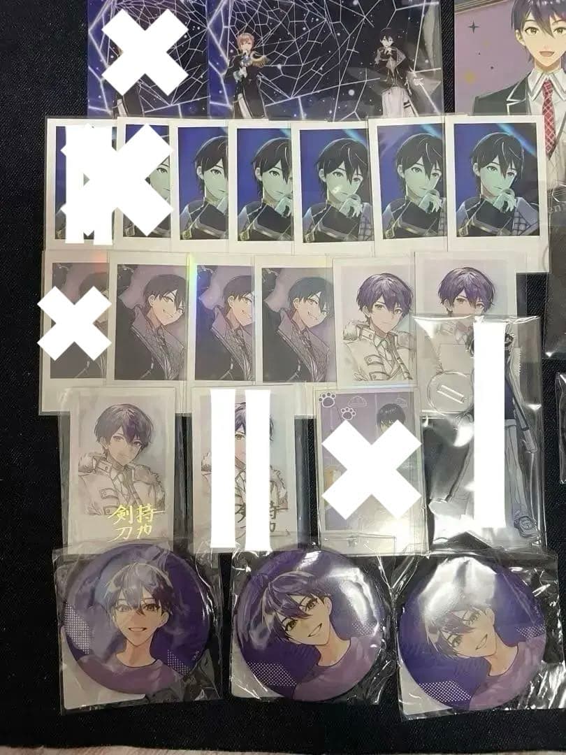 にじさんじ 剣持刀也 アクスタ 缶バッジ チェキ クッション