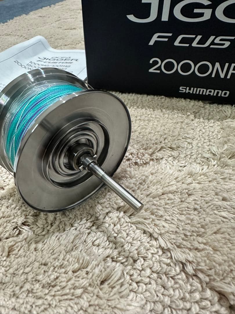 中古　シマノ　オシアジガー　F CUSTOM 2000NRHG スペアスプール