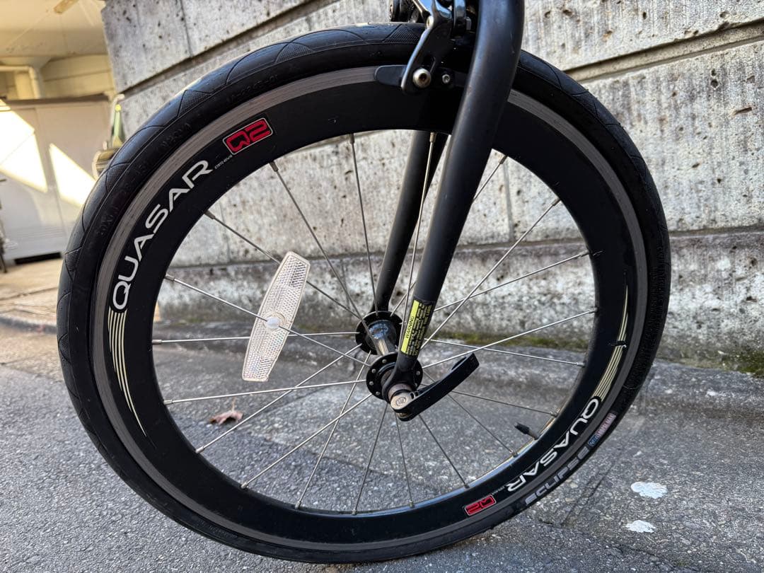 KHS P20 ブラック 20インチ折りたたみ自転車 ブルホーン