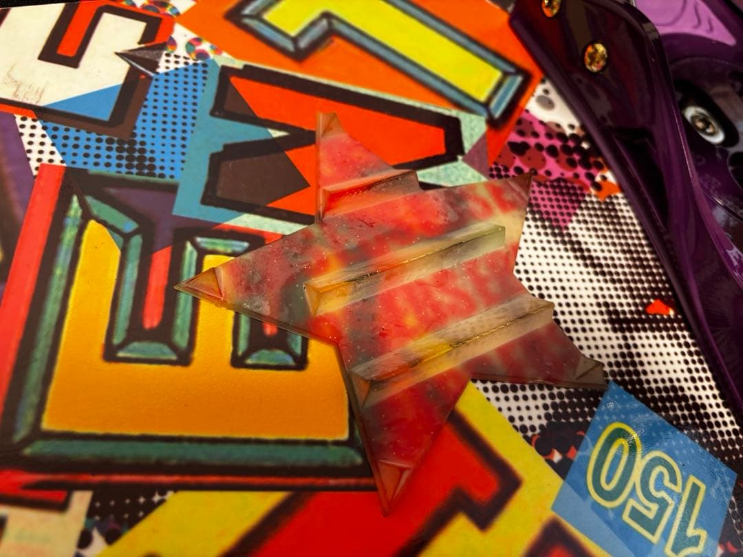 ELAN エラン カラフル スノーボード 150cm バインディング付き