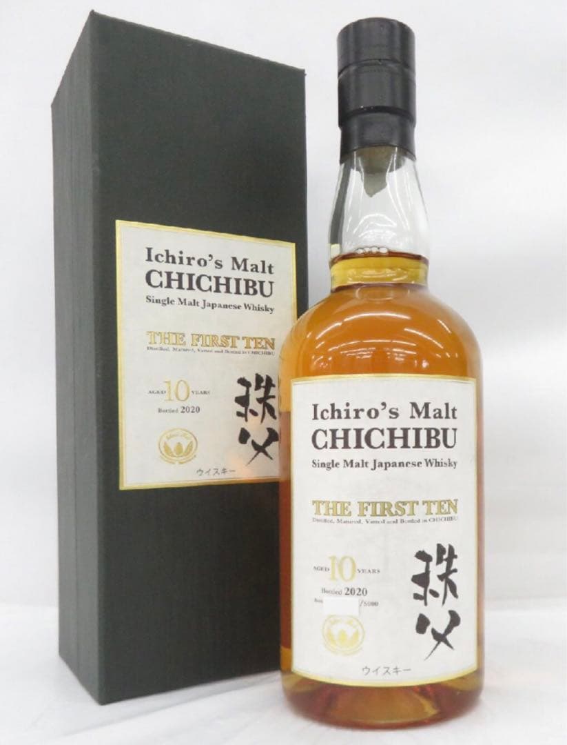 訳あり　イチローズモルト 秩父 10年 ザ ファースト テン 50.5度　元箱