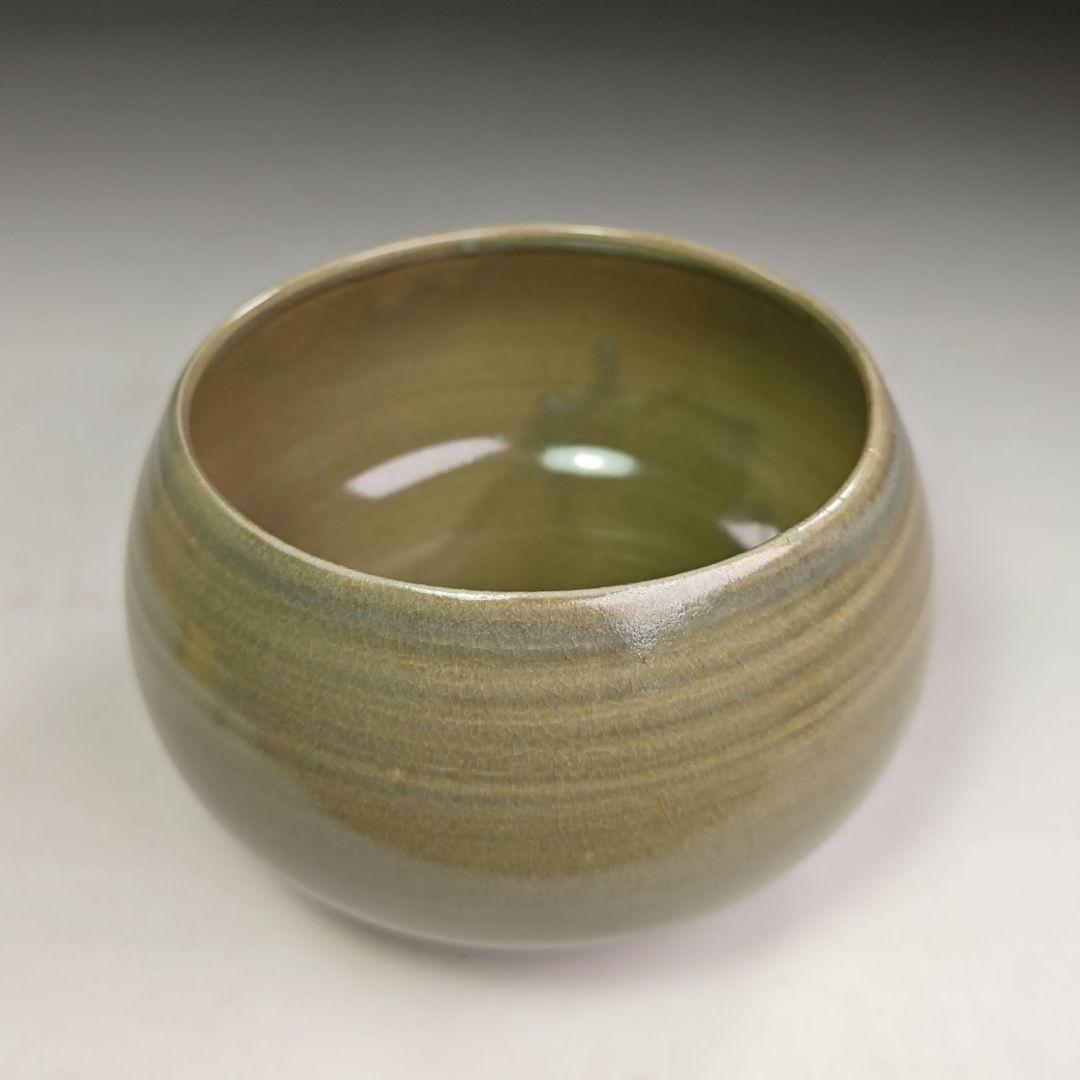 イ980 茶碗『松本学』『虫明窯　茶碗　共箱』抹茶碗　茶道具