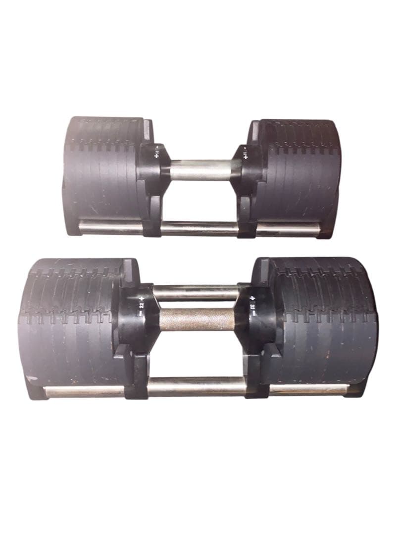 NUO NUOBELL 可変式ダンベル 32キロ2個、スタンド1/4梱包　その①