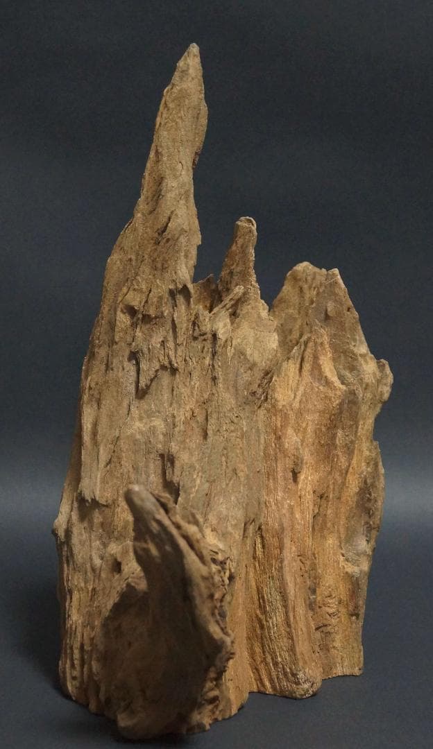 インド産 天然古白檀 特大香木 原木 自然体 山形香木置物 古香木 重量974g