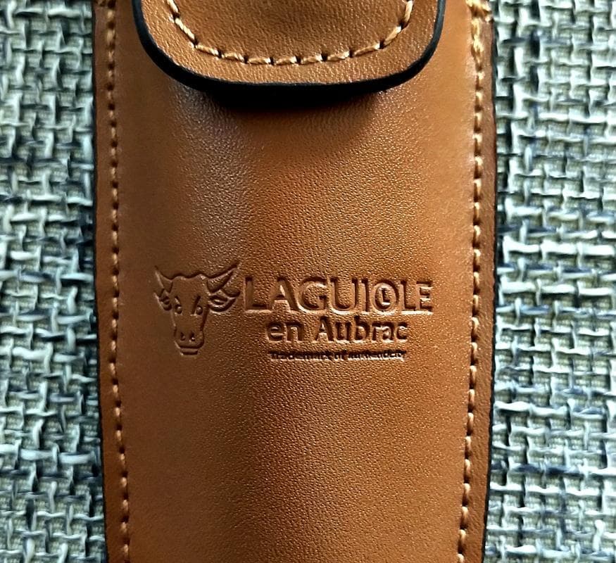 ★ラギオール・アン・オブラック　本革ケース　ブラウン★12cm 標準サイズ★