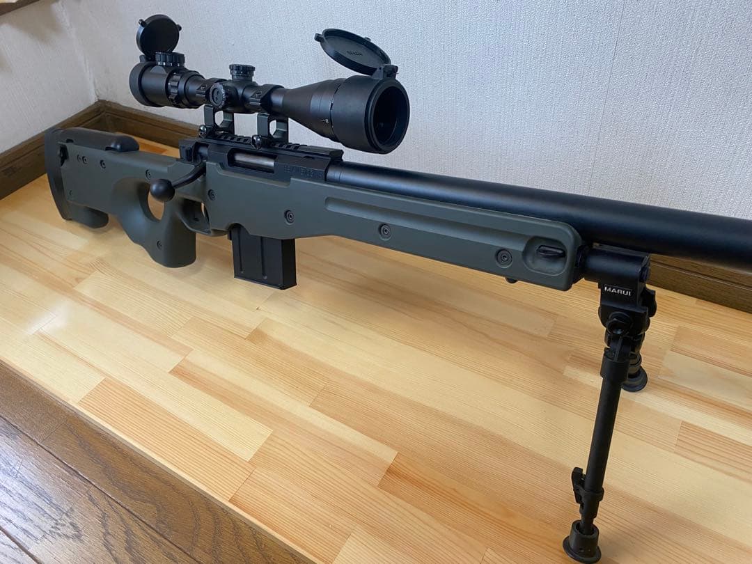 スナイパーライフル スコープ付き バイポッド装備