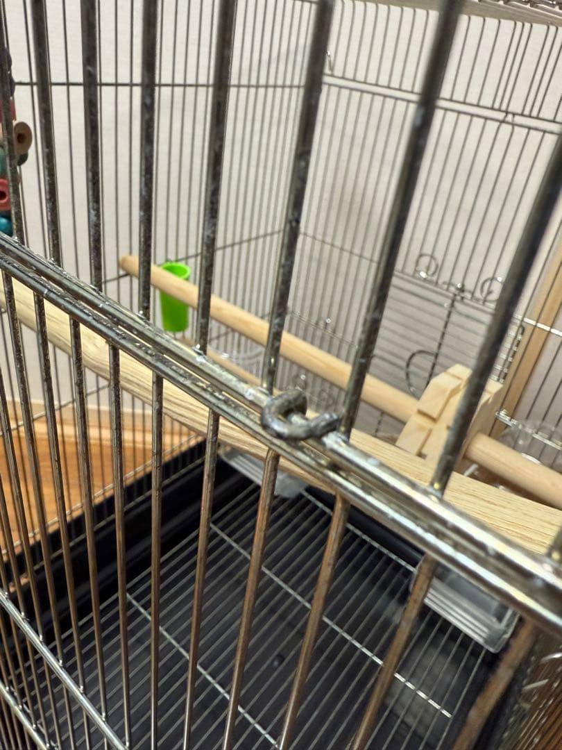 中古　HOEI 鳥カゴ　付属品・ヒーター