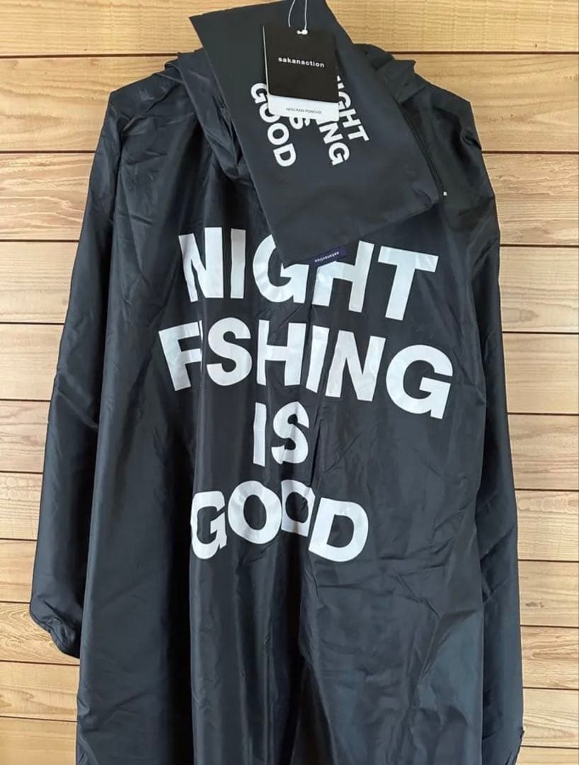 新品　サカナクション NFIG レインポンチョ 山口一郎NF