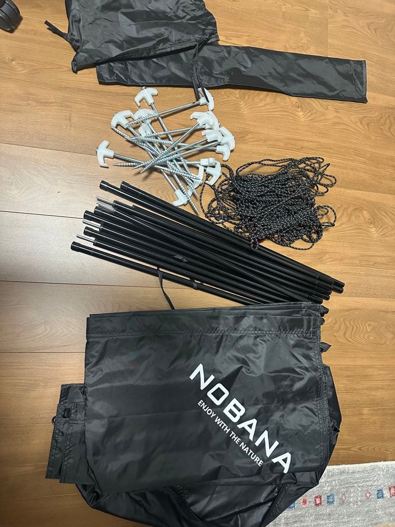 NOBANA ブラック ウィンドスクリーン