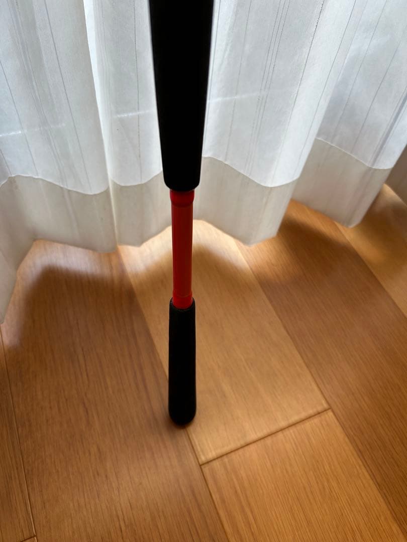 【美品】【ジャンク品】￼釣竿　底もの用￼ 赤いスピニングロッド