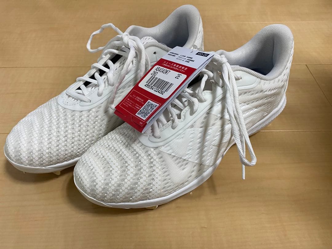 New Balance ニューバランス スパイク AB4040W7 2Eホワイト