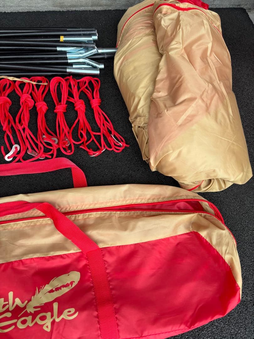 〖値段変更済み：美品〗ワカサギヘキサゴンドームテント