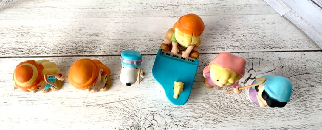 willitts スヌーピー　6体セット　チャーリーブラウン　陶器　フィギュア