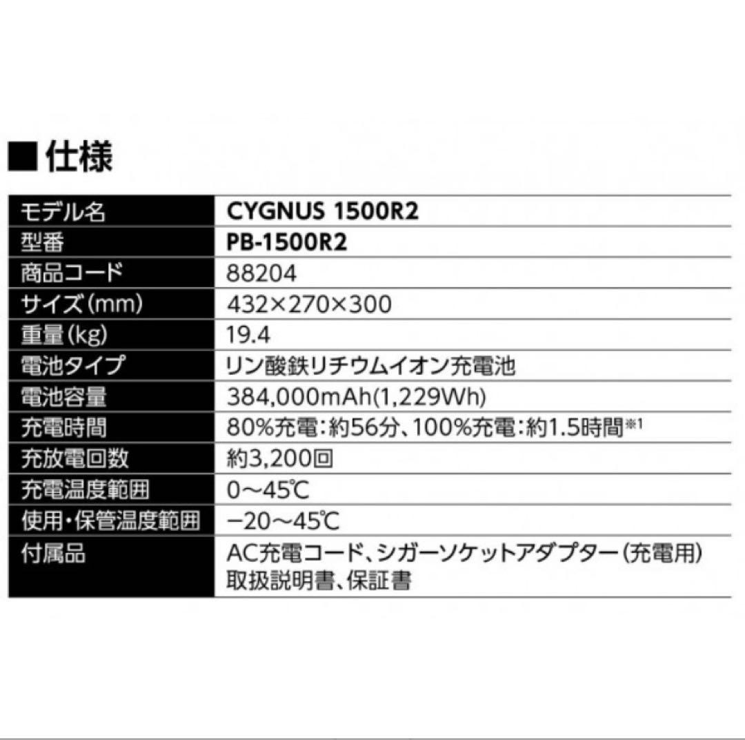 マストツール PB-1500R2 ポータブル電源 防災 非常用 車中泊 キャンプ