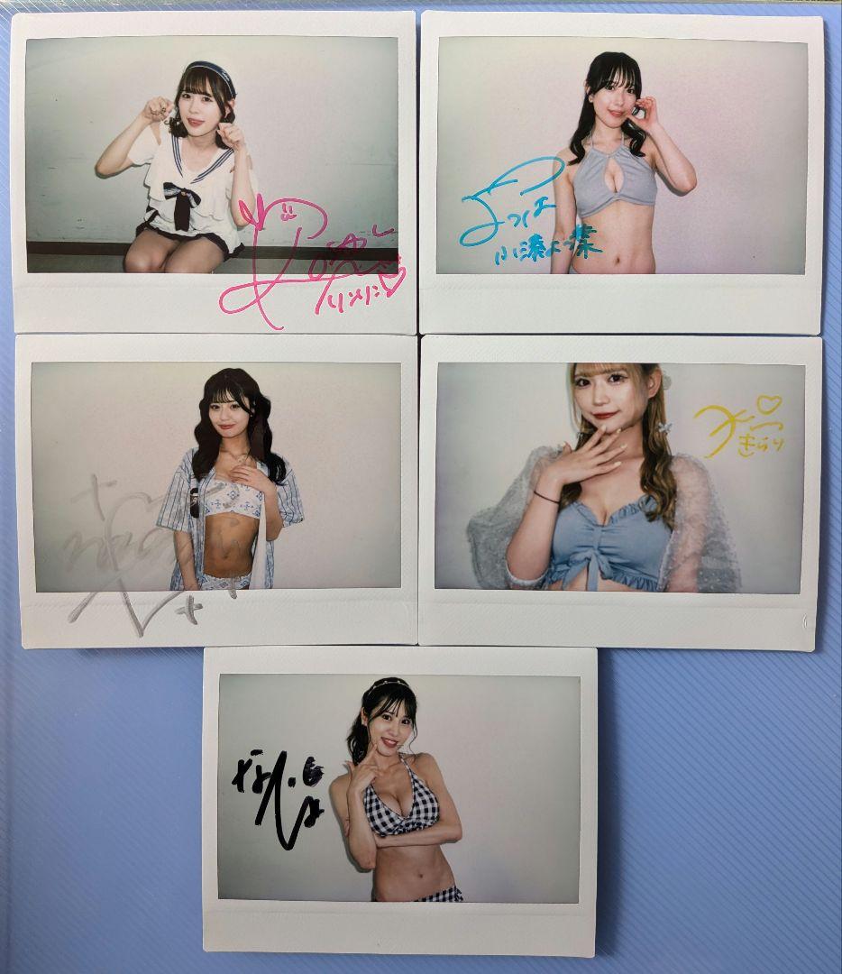 近代麻雀水着祭　サイン入りチェキ