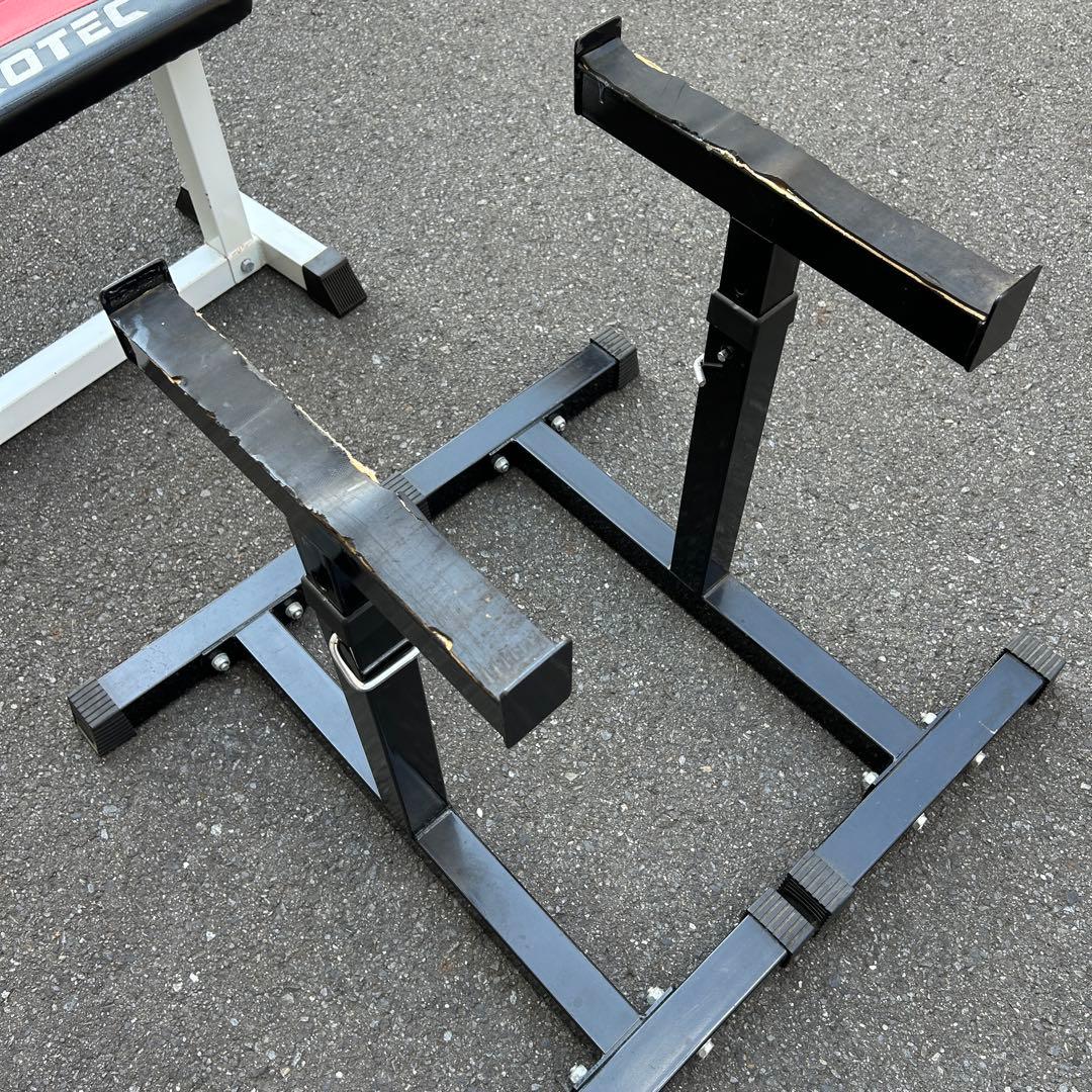 iROTEC アイロテック プレスベンチK セーフティ付 ベンチプレスセット