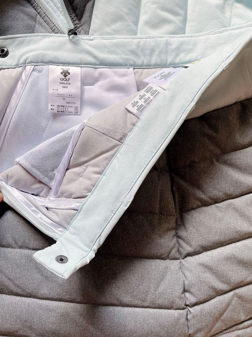 セット売り！デサントゴルフダウンジャケットスカートセットL、Mサイズ
