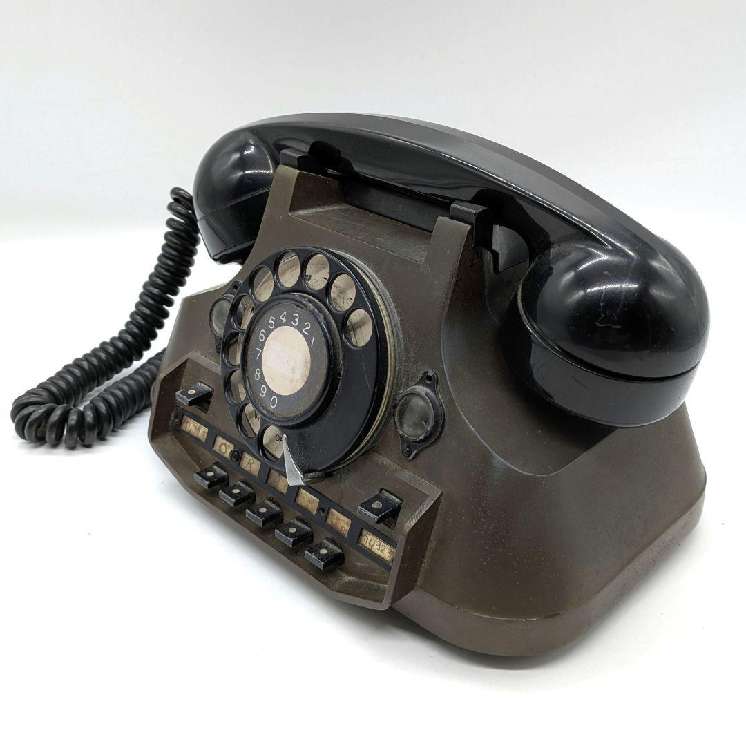 ヴィンテージ ダイヤル式電話機 レトロ 海外モデル 希少