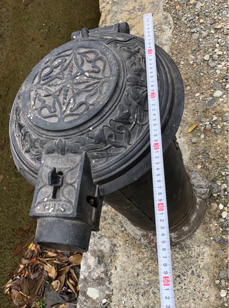 フランス　ストーブ 鋳物 鉄製 シャビー レトロ ヴィンテージ