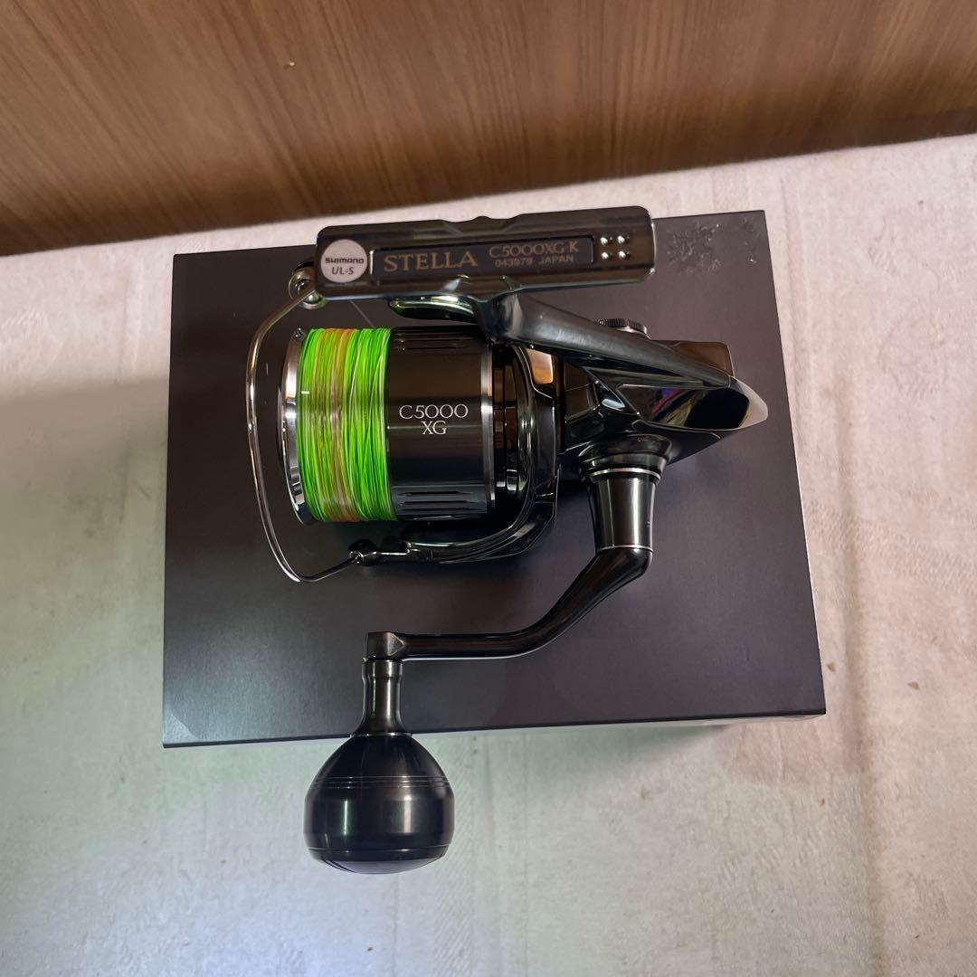 極美品 SHIMANO 22 STELLA C5000XG新品PEライン付シマノ