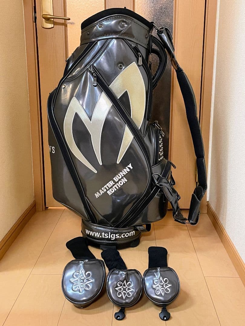 【Wネーム】マスターバニー★セントアンドリュース★キャディバッグ★ヘッドカバー付
