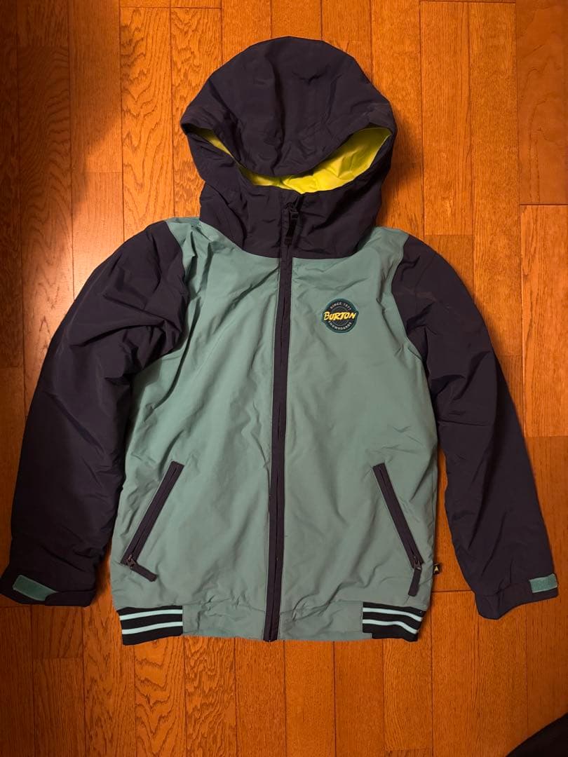 バートンウエア上下セット キッズLサイズ　手袋インナー追加