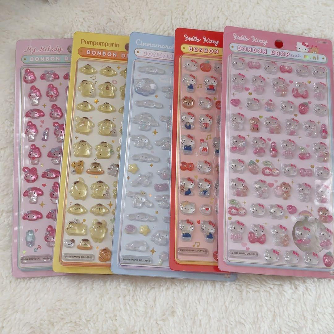 【まとめ売り】ボンボンドロップシール 正規品 30枚 セット コットンパフィなど