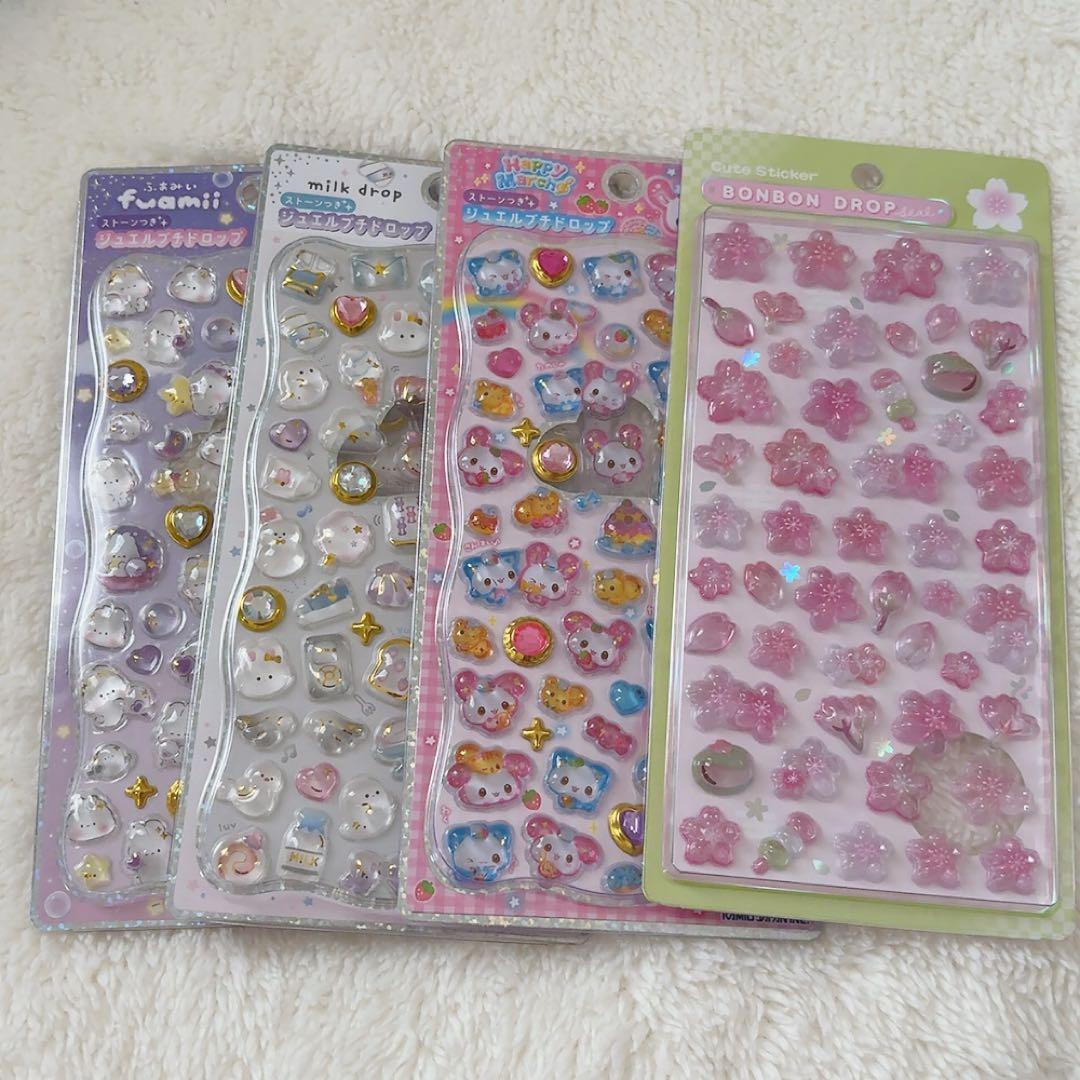 【まとめ売り】ボンボンドロップシール 正規品 30枚 セット コットンパフィなど