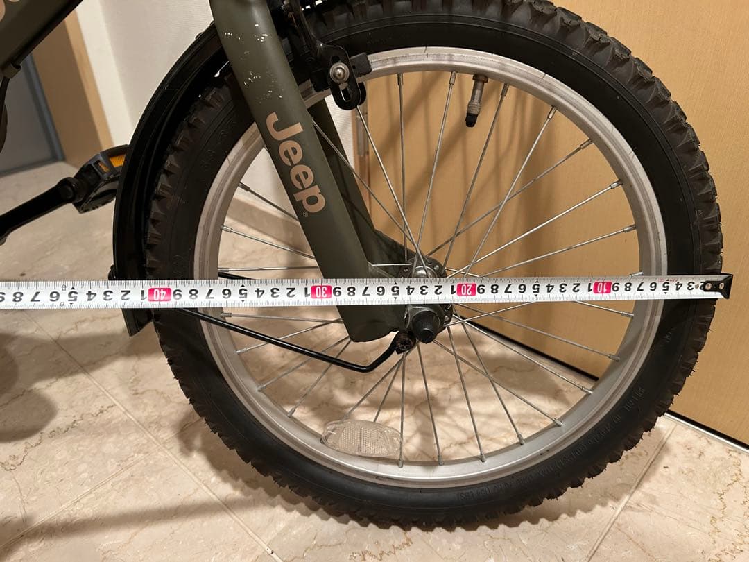 ジープ　JEEP 自転車キッズ　補助輪付き　匿名配送　中古