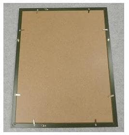 透明水彩画　原画　「千年の大樹とカタクリの花」額縁付　F4サイズ