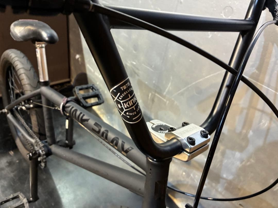 G13 中古BMX KINK BMX LAUNCH マットブラック 20インチ