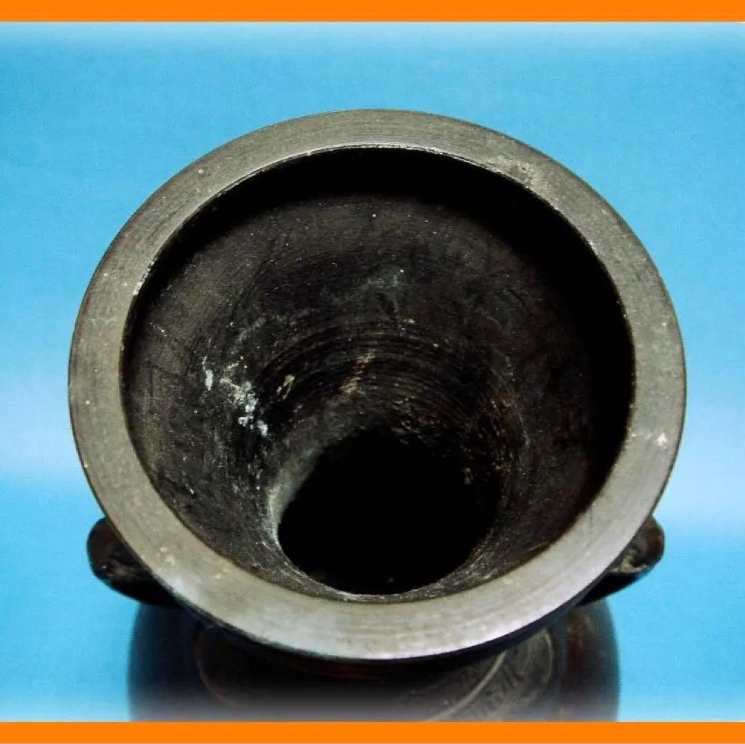 419『中国美術 唐銅 壺』　/骨董品 古美術 アンティーク 古玩