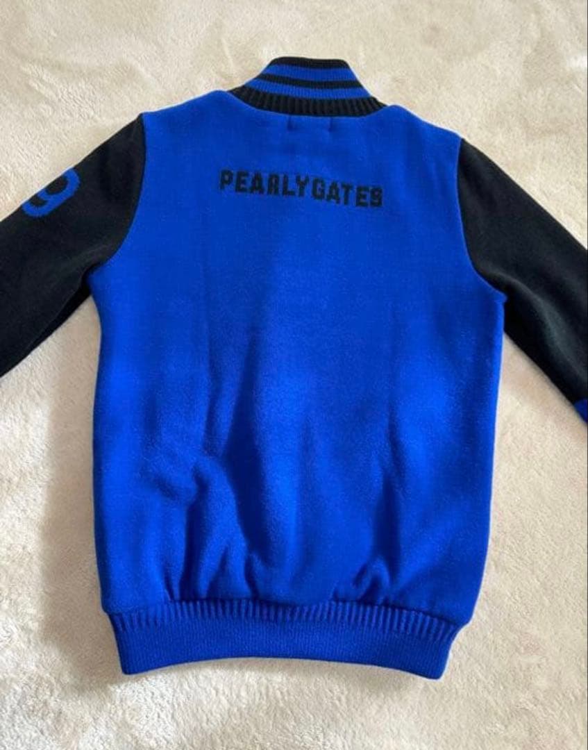 パーリーゲイツ　ダブルジップ　レディースニットブルゾン　防寒アウター