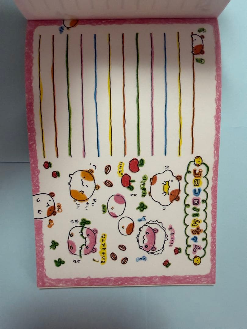 平成レトロ コロコロハムちゃん メモ帳 シール付き 当時物