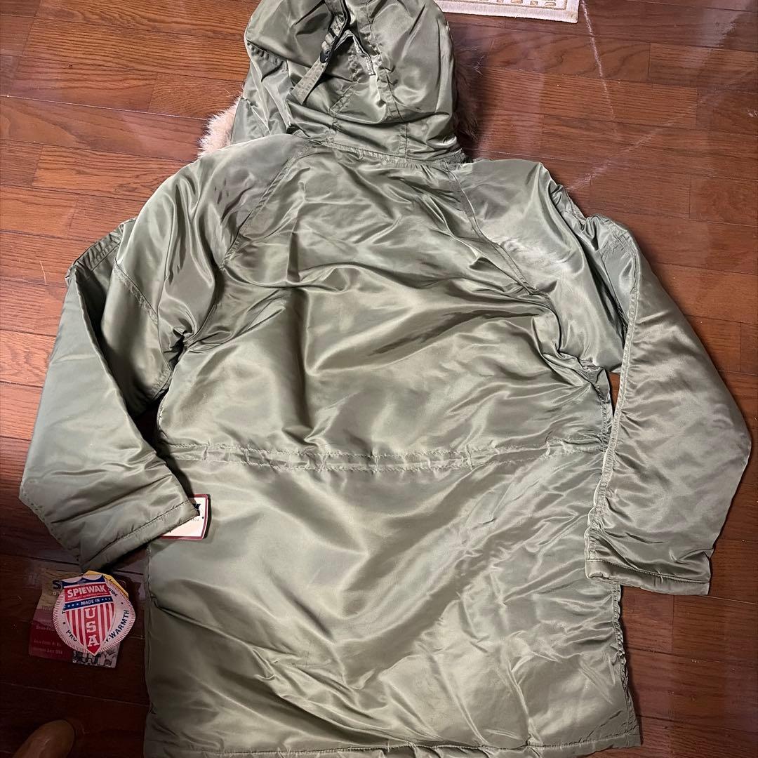 【タグ付新品】 U.S.ゴールデン・フリース N-3B セージグリーン