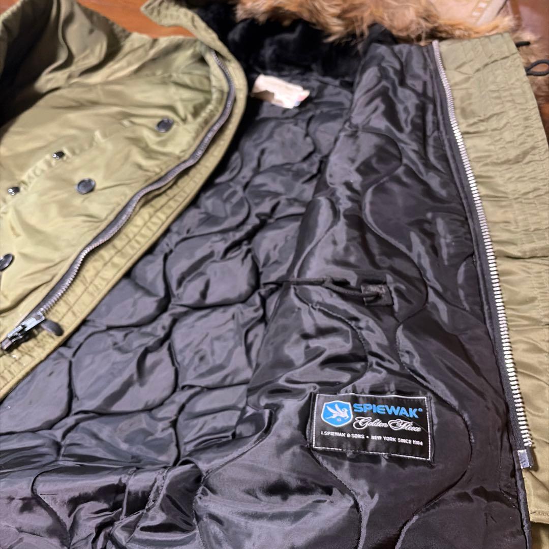 【タグ付新品】 U.S.ゴールデン・フリース N-3B セージグリーン