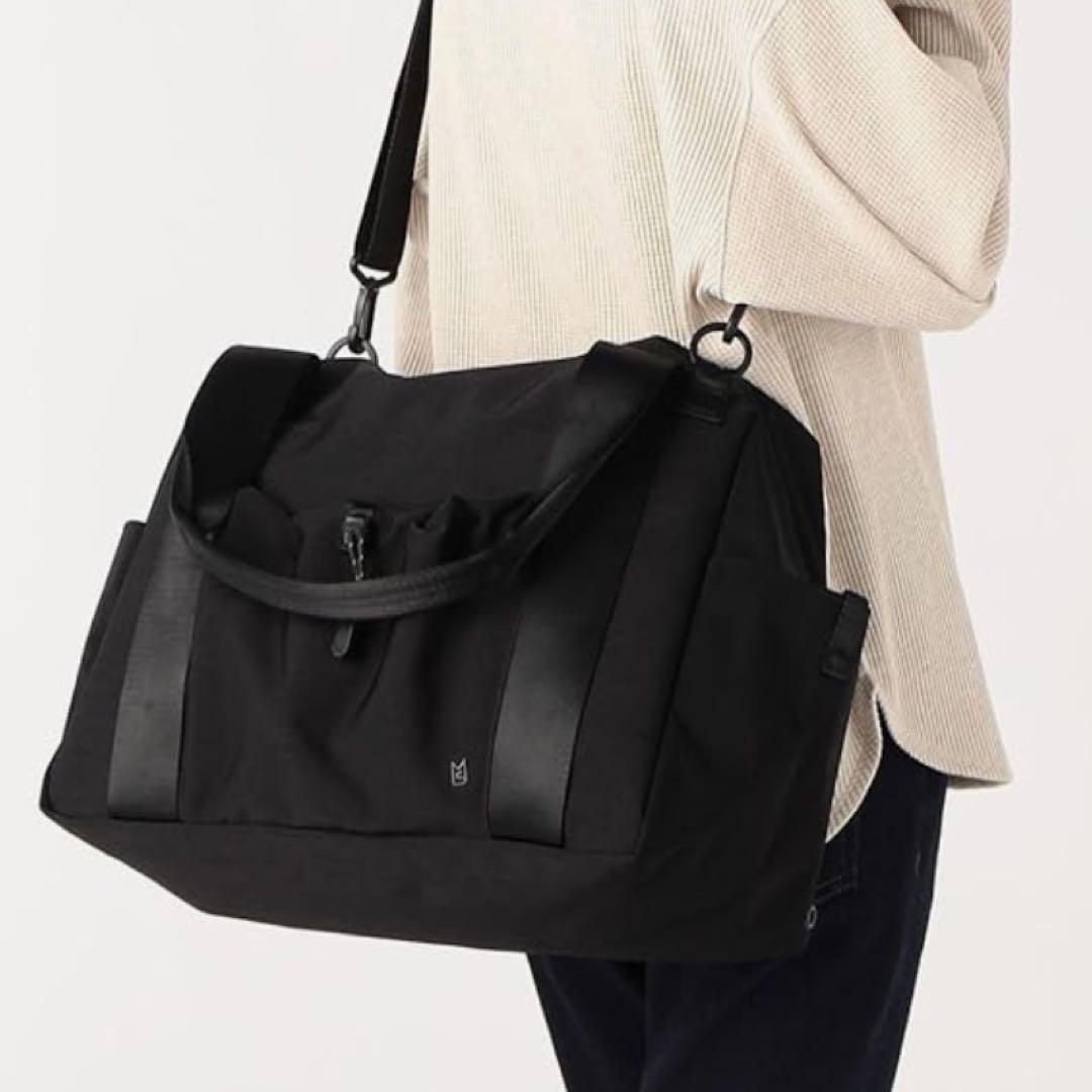 MILESTO LIKID ボストンバッグ ブラック