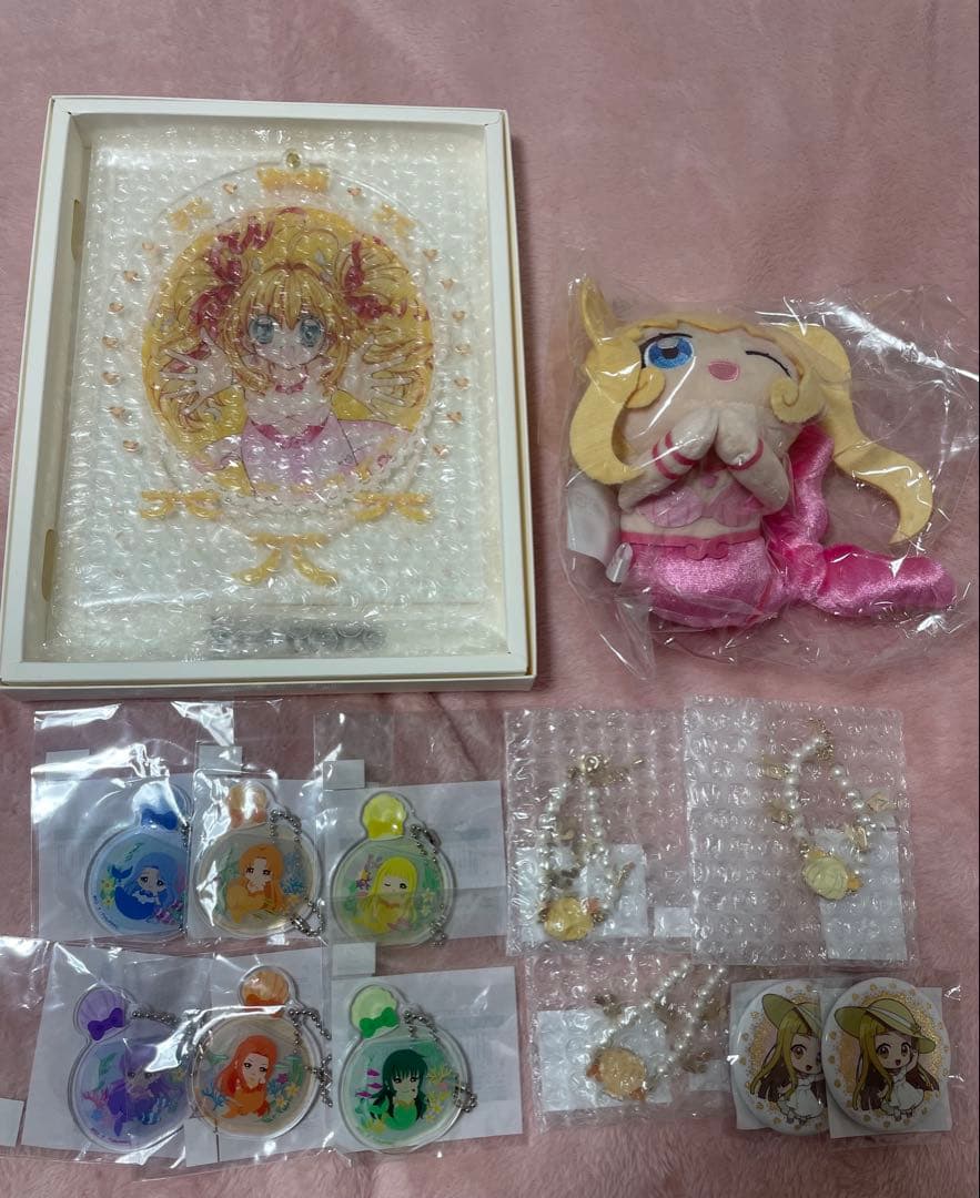 ぴちぴちピッチ 楽天コレクション くじ 七海るちあ ぬいぐるみ 缶バッジ