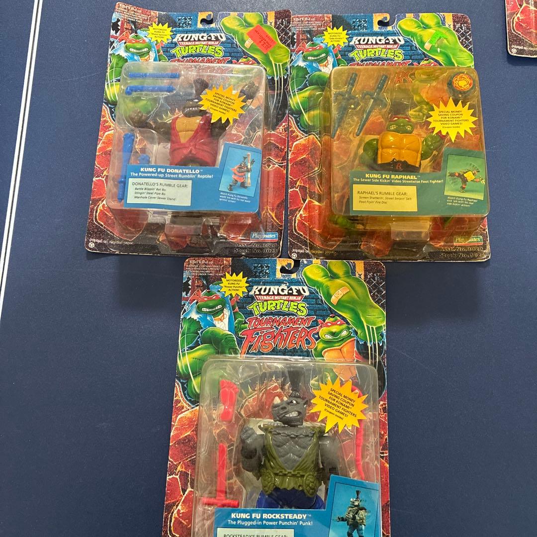 ニンジャタートルズ　カンフー、ドナ、ラファ、ロックステディー