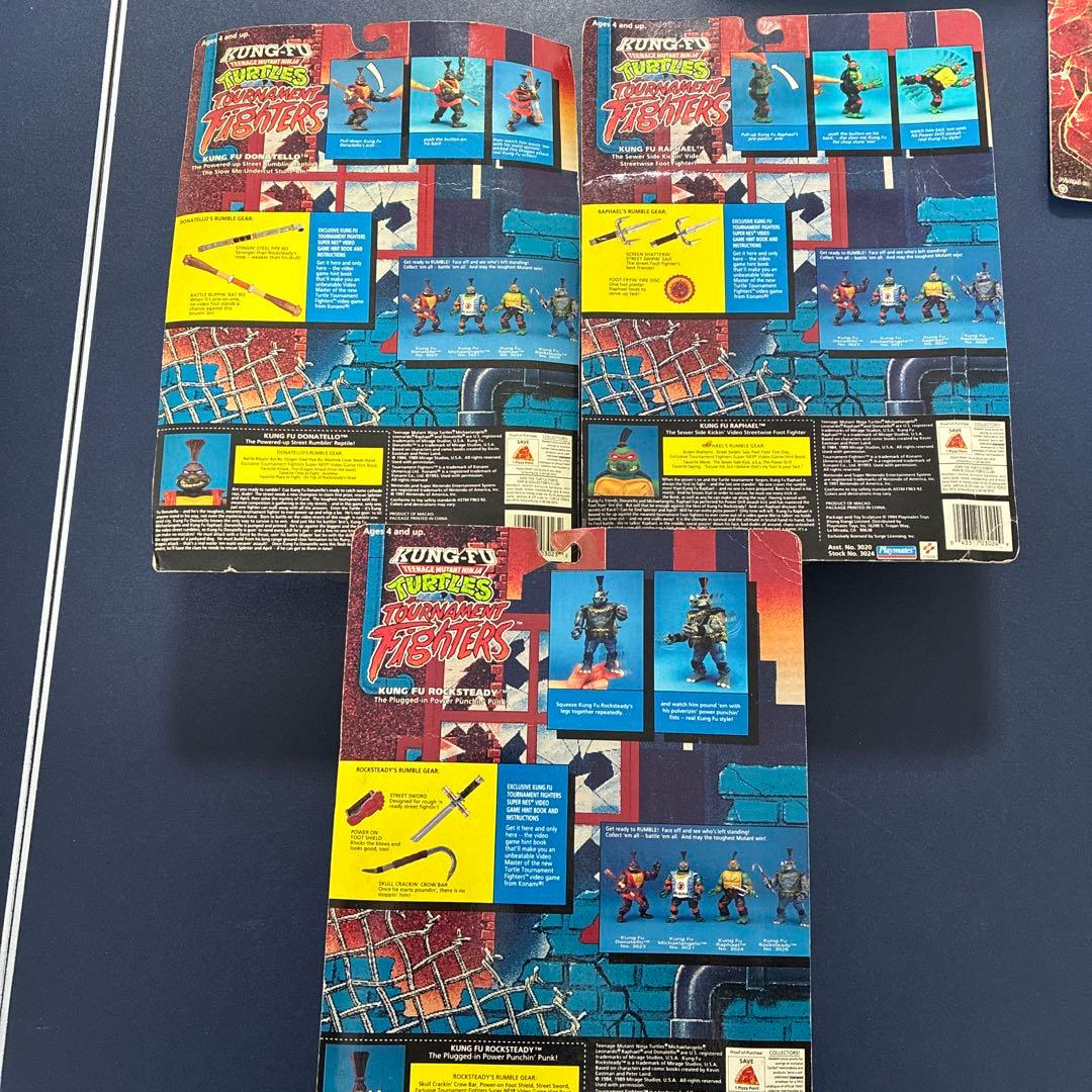 ニンジャタートルズ　カンフー、ドナ、ラファ、ロックステディー