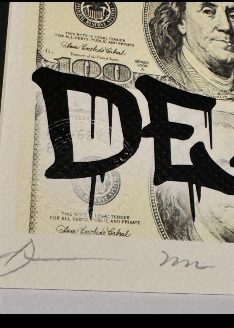 世界限定100枚 DEATH NYC チェゲバラ アートポスター　額縁入り