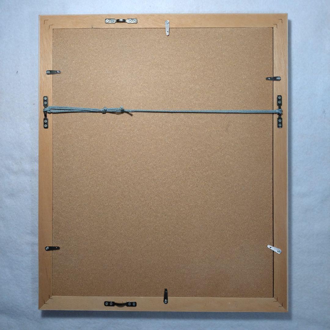 サルボ シルクスクリーン 版画 額装品 風景画 エーゲ海 フレーム付き