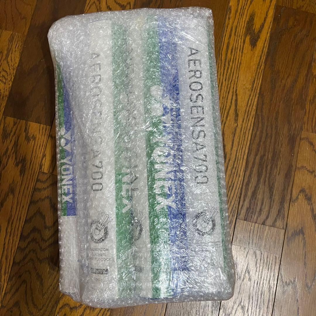 ヨネックス　バドミントン　シャトル　中古　エアロセンサ　ニューオフィシャル　5番